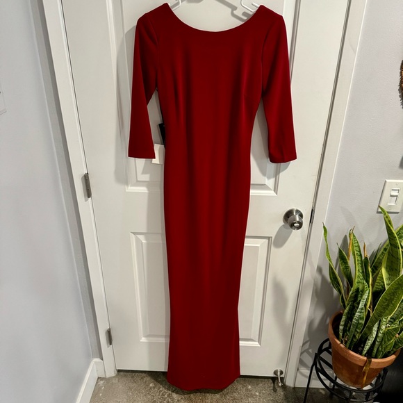 🚨 SOLD 🚨 Red dress - long maxi - wine dark red - size small - new with tags - Picture 2 of 10